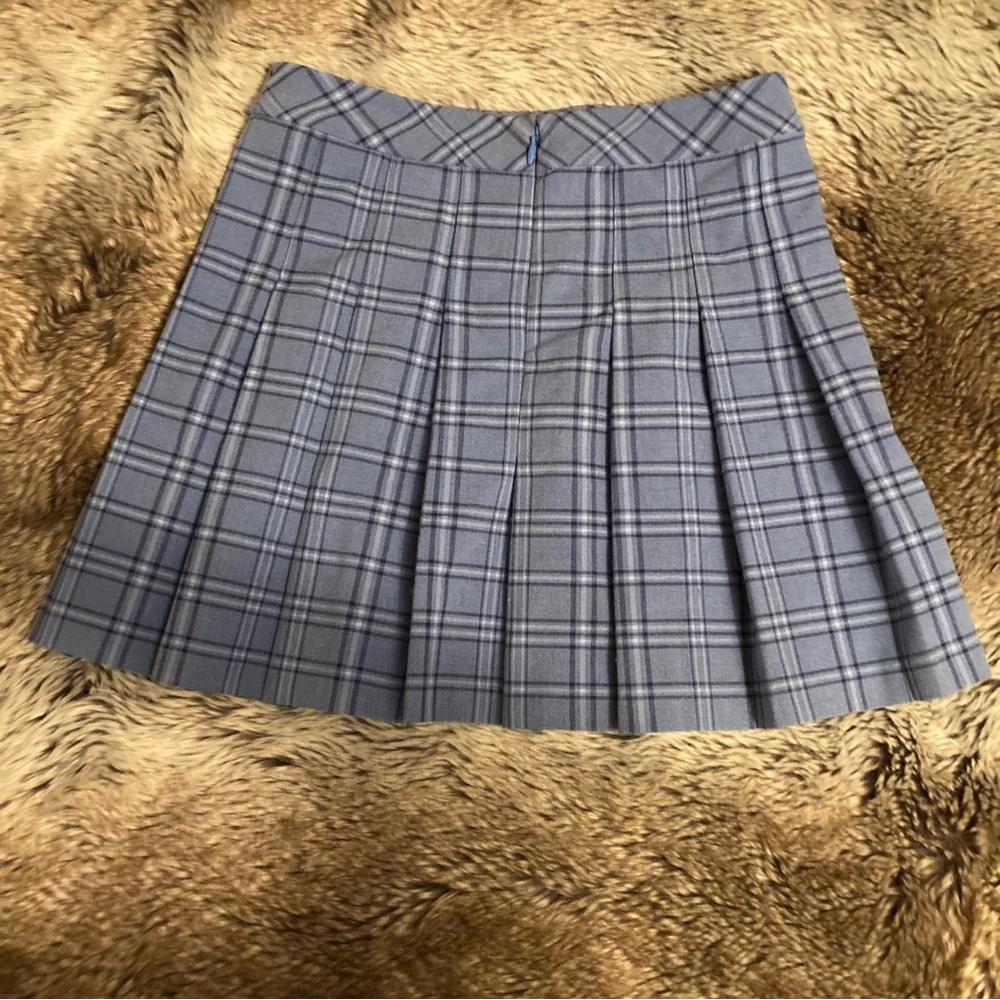 Sunday Best Gray Plaid Skater Skirt - Picture 2 of 4